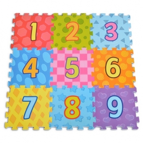 Moni Toys - Мек пъзел с принт Number 